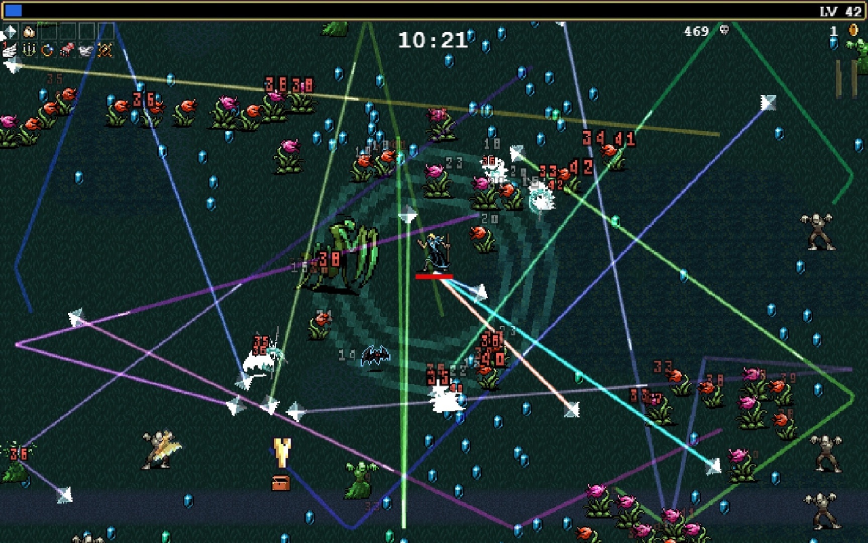 Геймплей Vampire Survivors