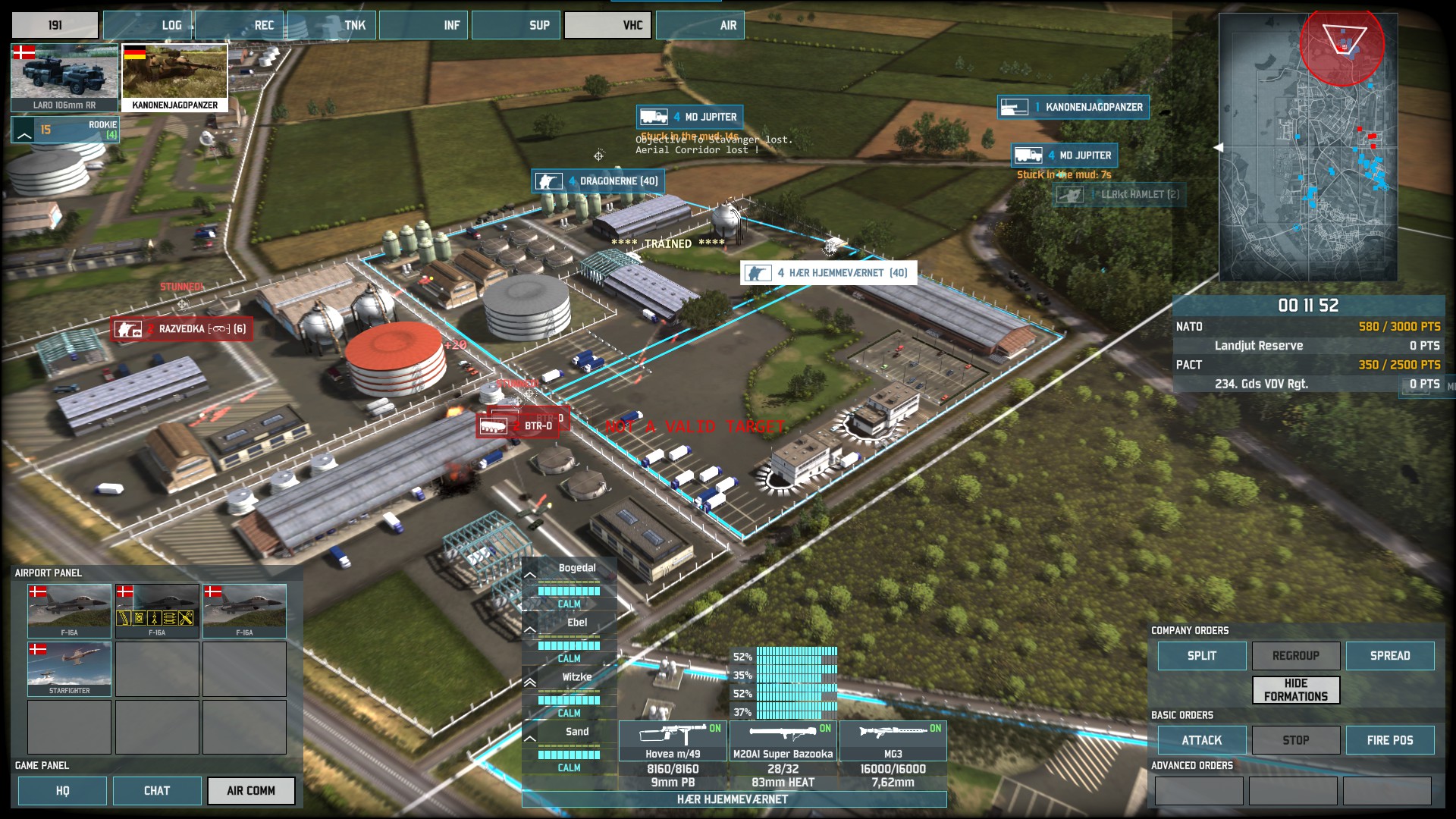 Геймплей Wargame: AirLand Battle