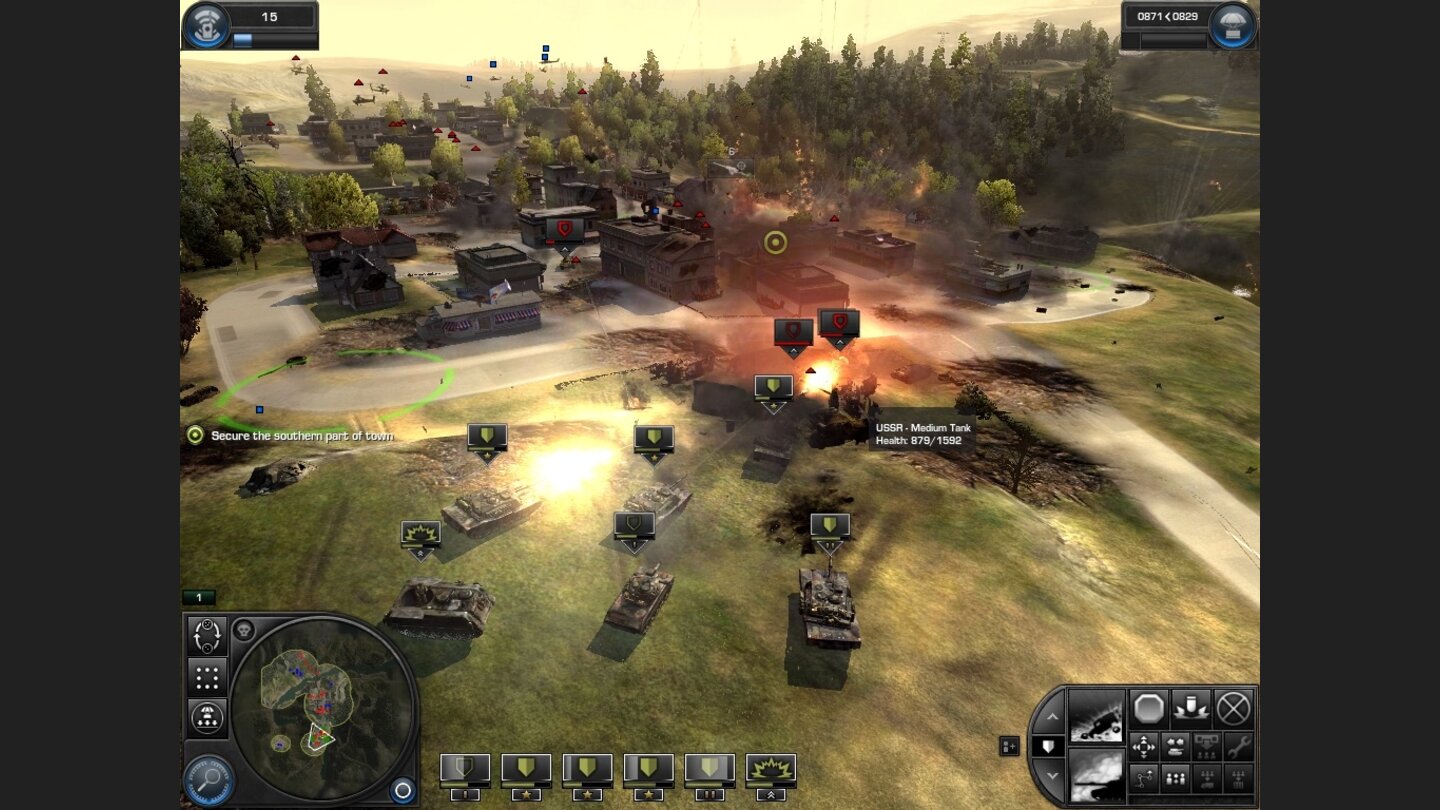 Скриншот игрового процесса World in Conflict