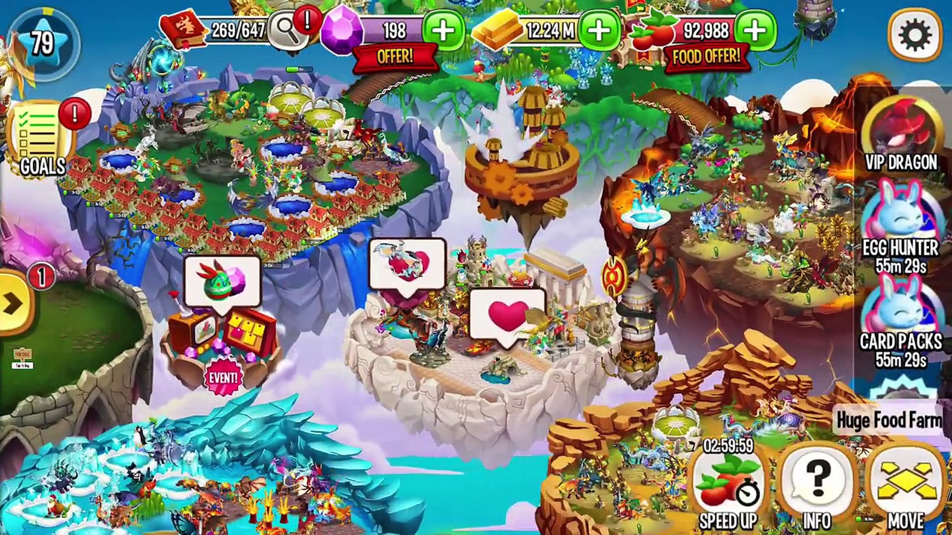 Геймплей Dragon City