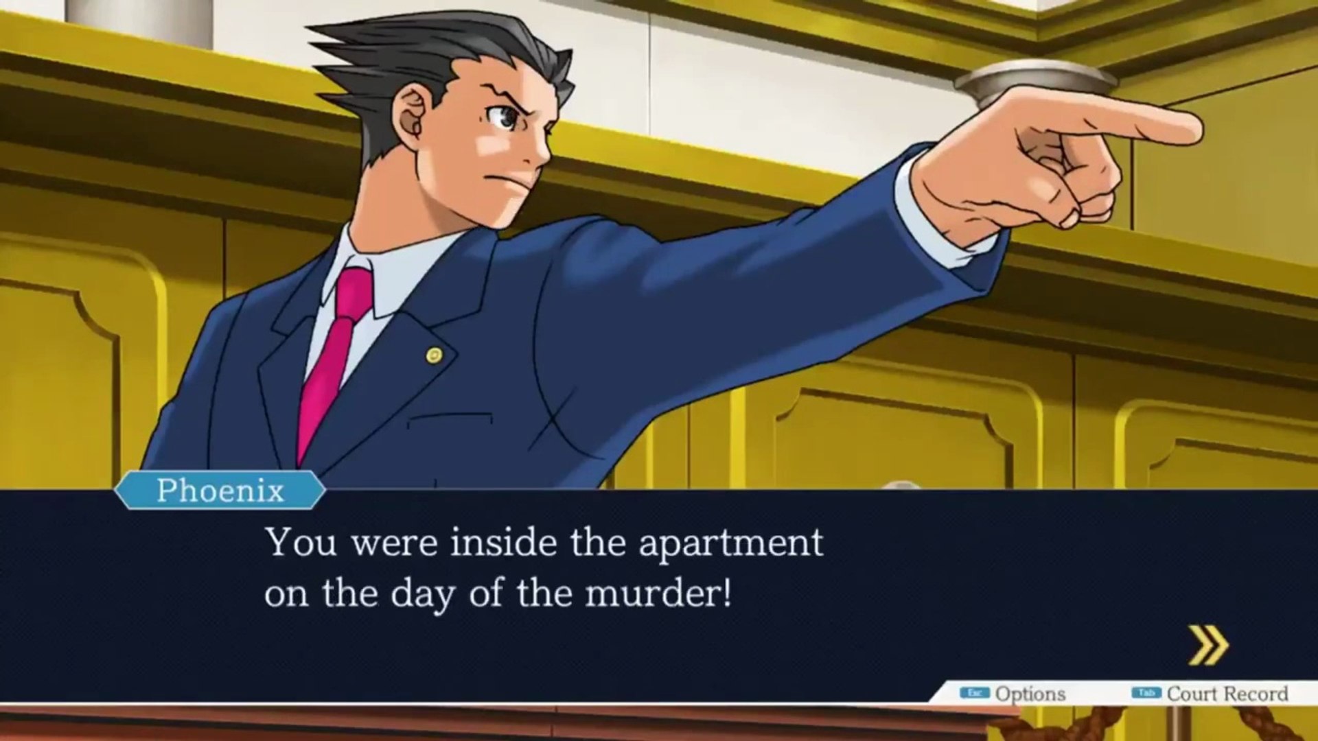Скриншот игрового процесса Phoenix Wright Ace Attorney Trilogy