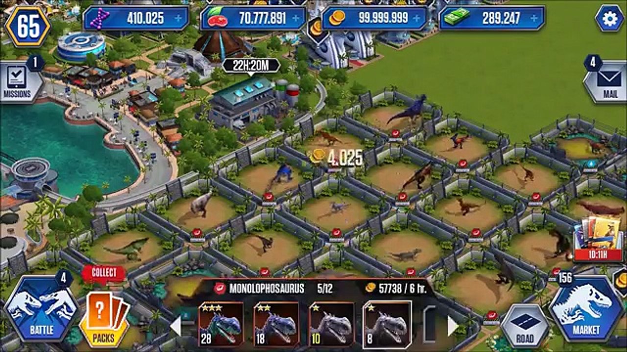 Геймплей Jurassic World The Game