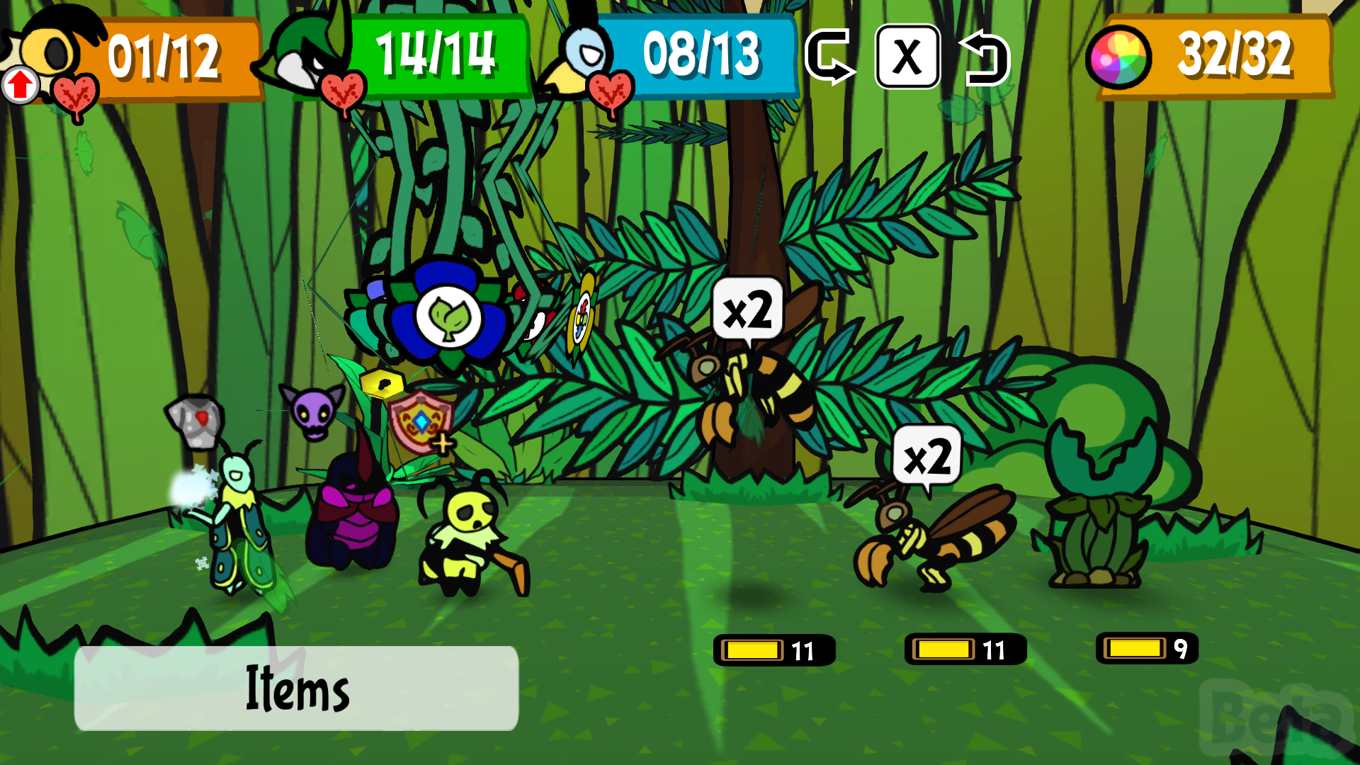 Геймплей Bug Fables: The Everlasting Sapling