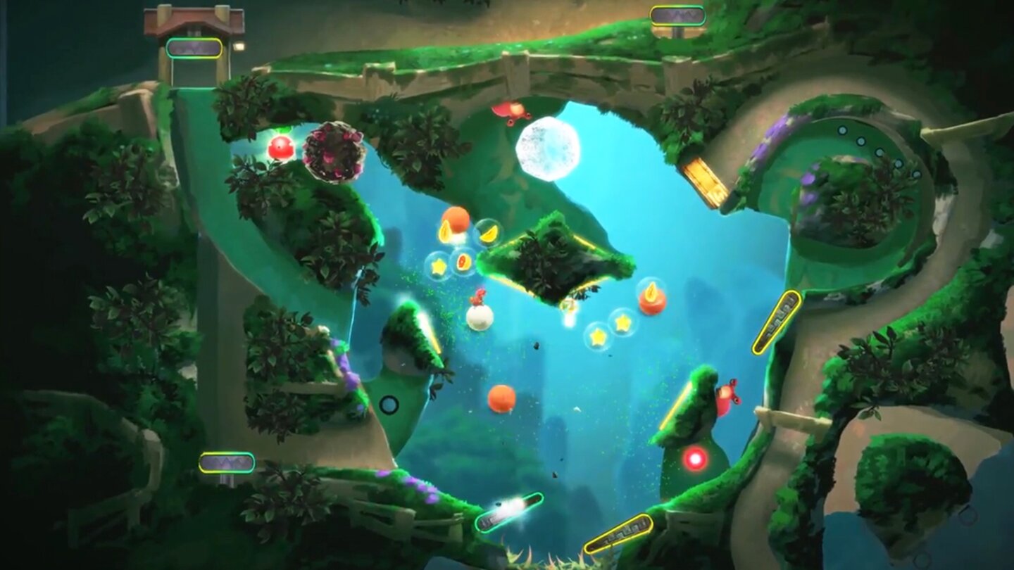 Геймплей Yoku's Island Express