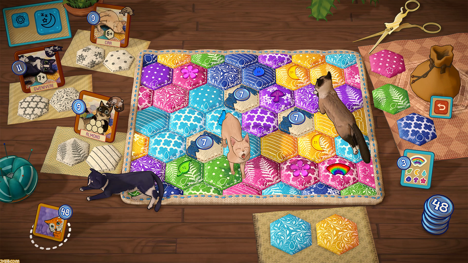 Игровой процесс Quilts and Cats of Calico