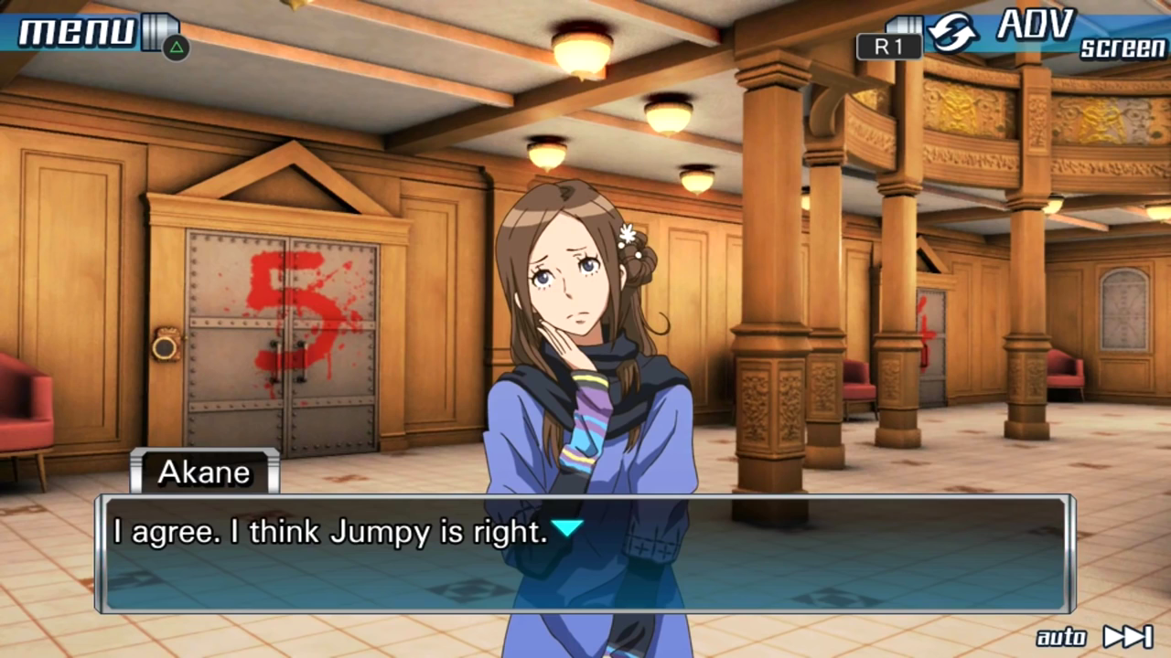 Скриншот игрового процесса Zero Escape: The Nonary Games