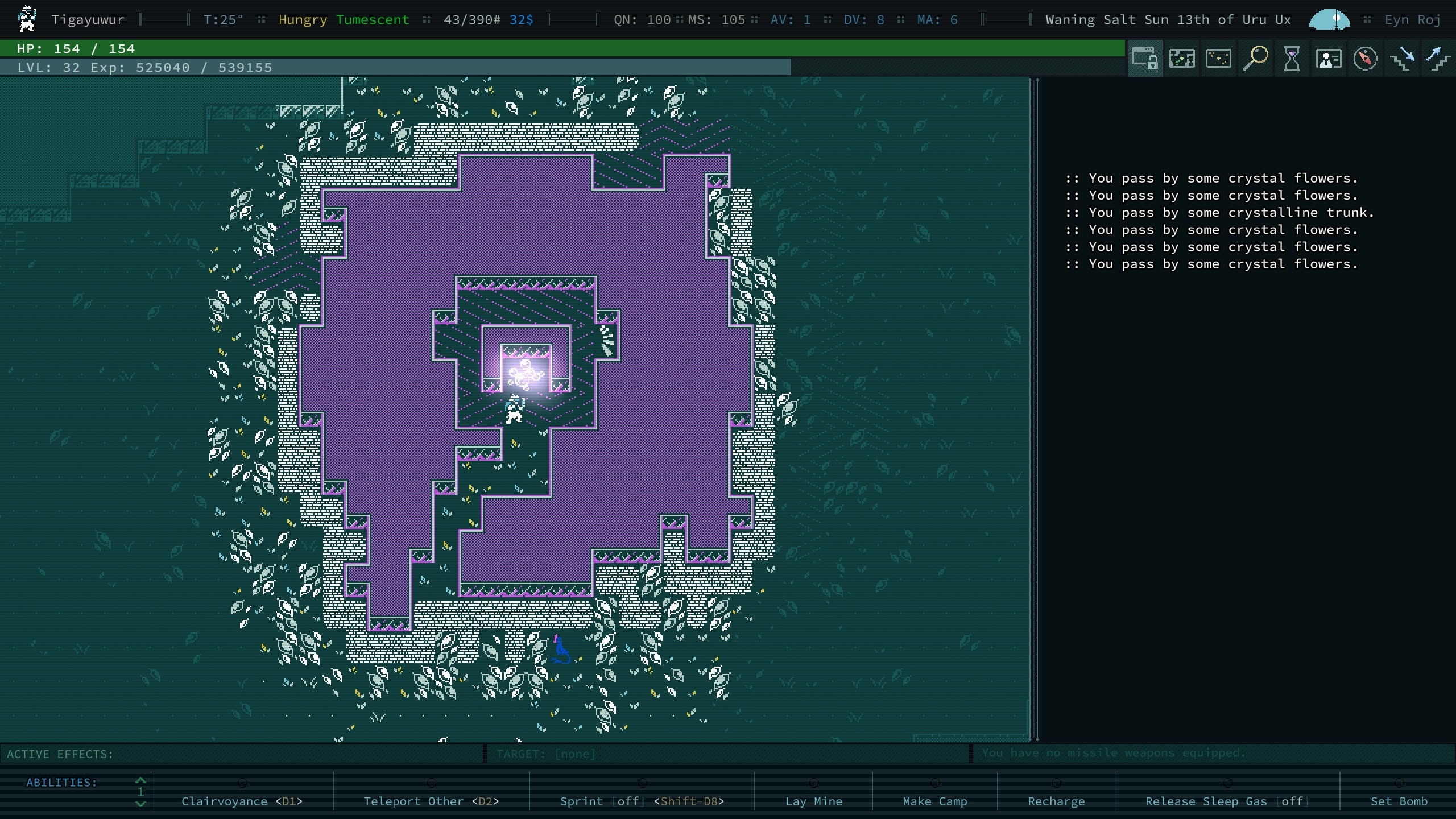 Геймплей Caves of Qud