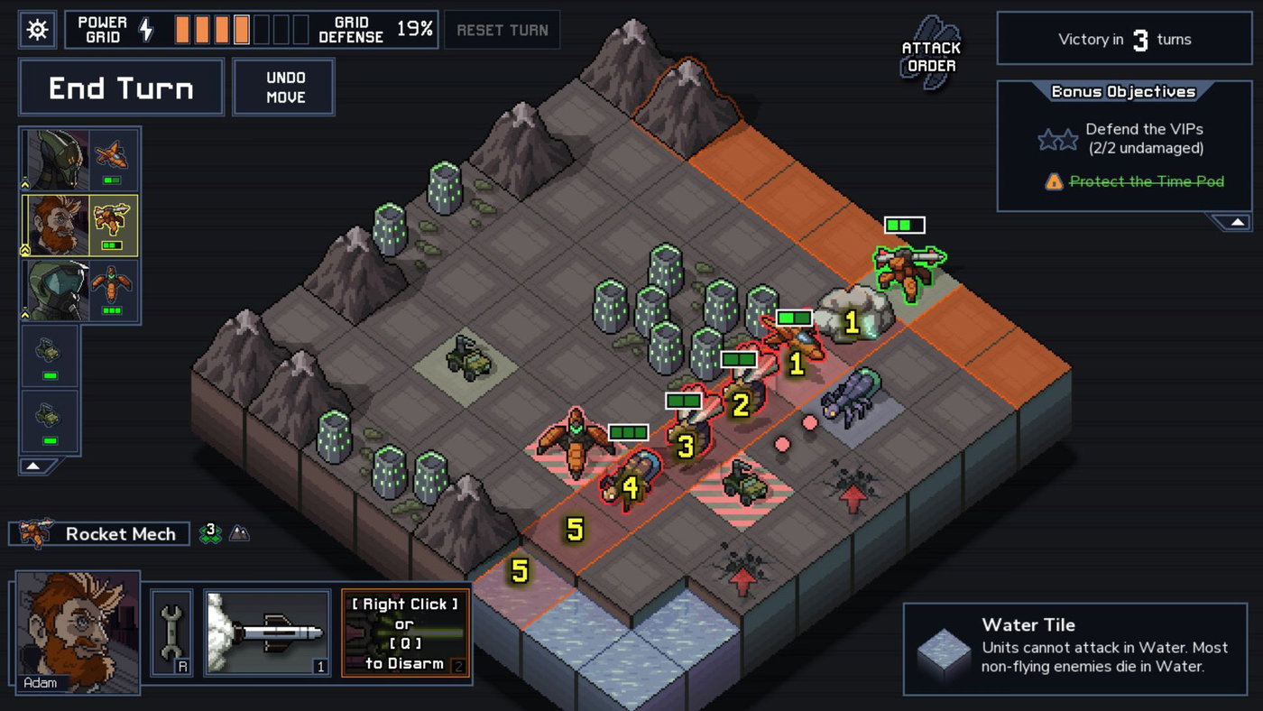 Игровой процесс Into the Breach