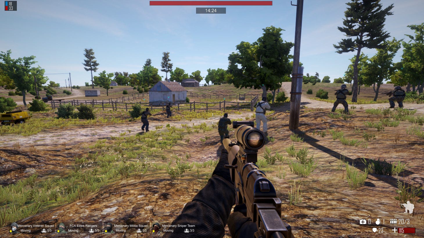 Геймплей Freeman: Guerrilla Warfare