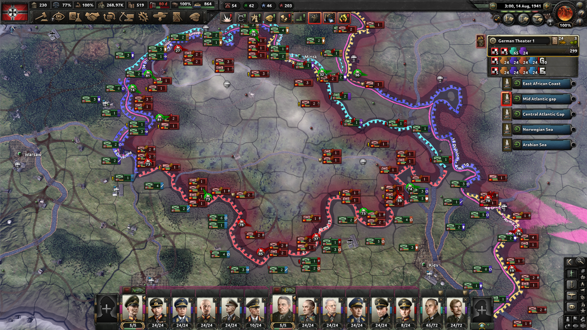 Игровой процесс Hearts of Iron IV