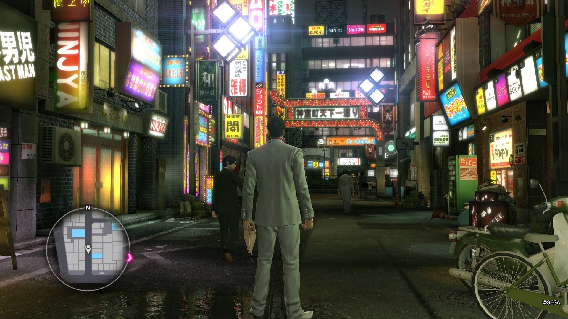 Игровой процесс Yakuza Kiwami