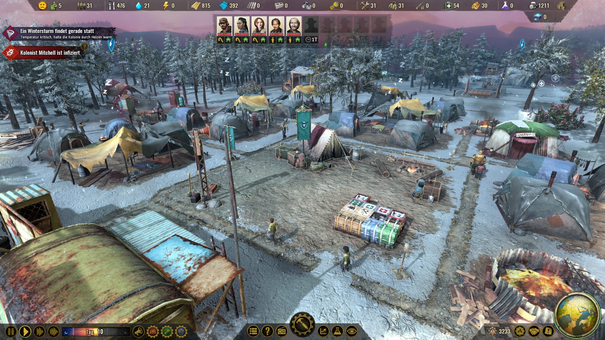 Surviving the Aftermath — игровой процесс