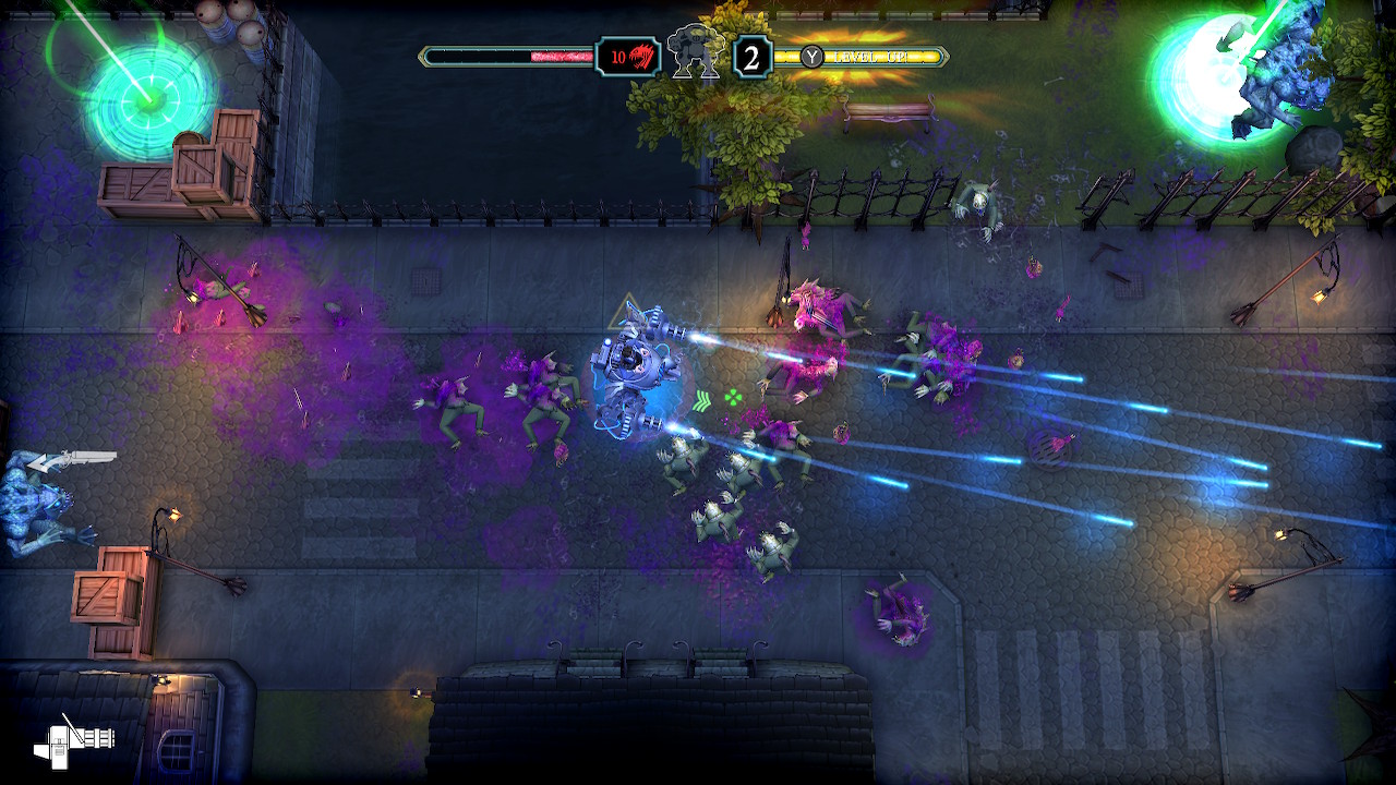 Игровой процесс Tesla vs Lovecraft