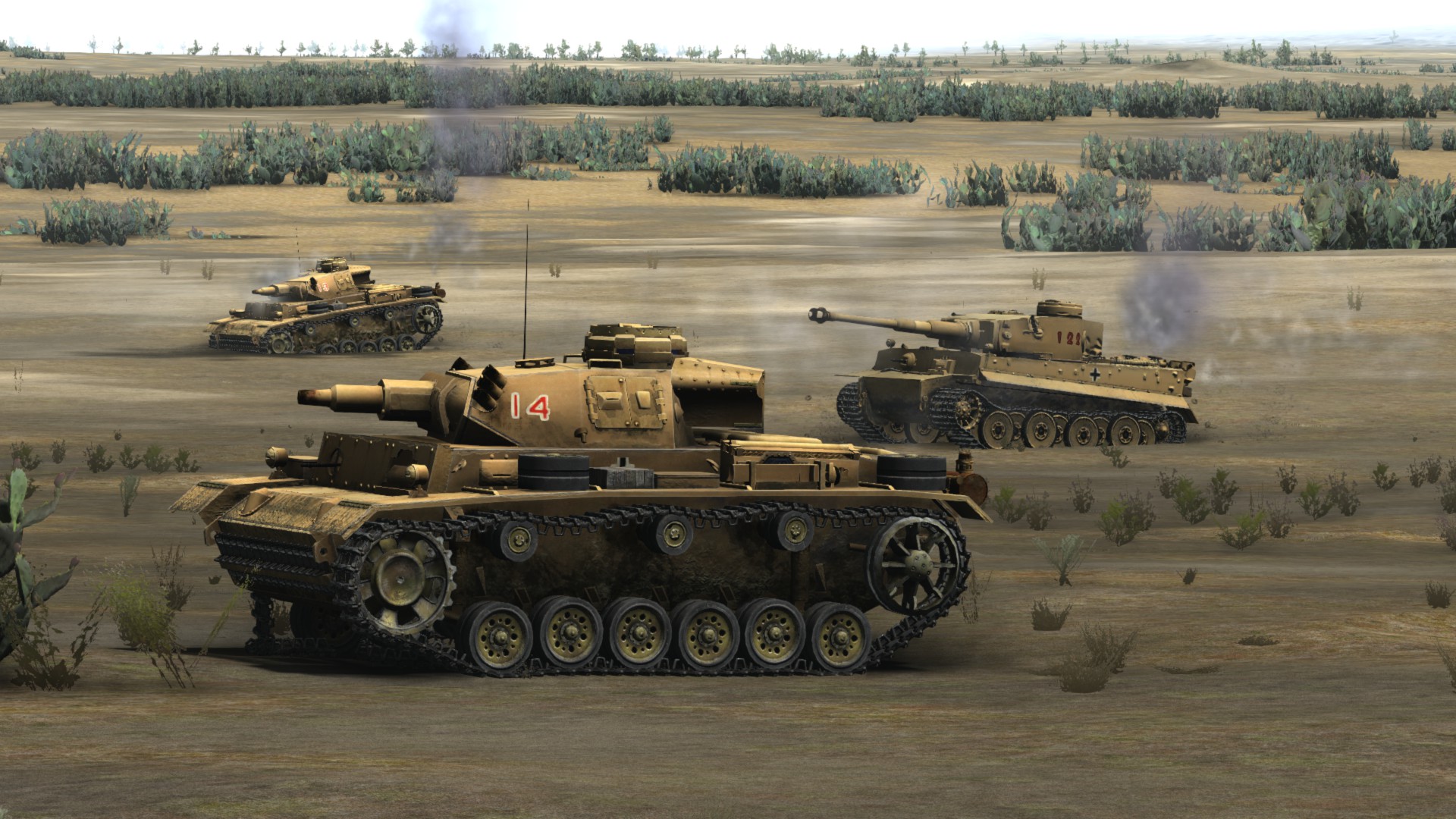 Бронетехника в Tank Warfare: Tunisia 1943