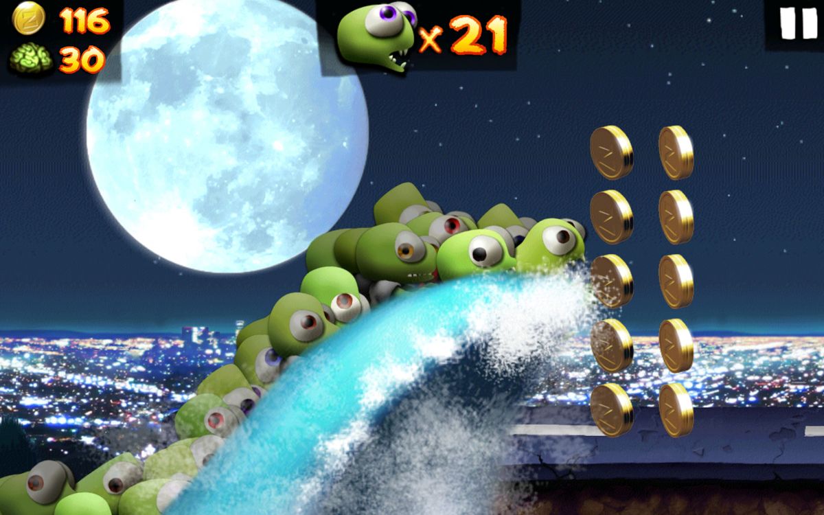 Игровой процесс Zombie Tsunami