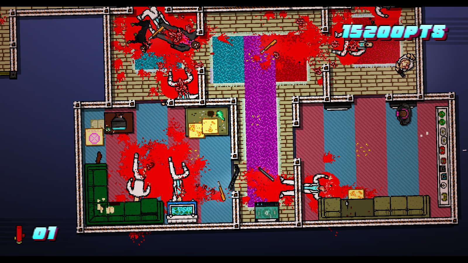 Геймплей Hotline Miami 2: Wrong Number