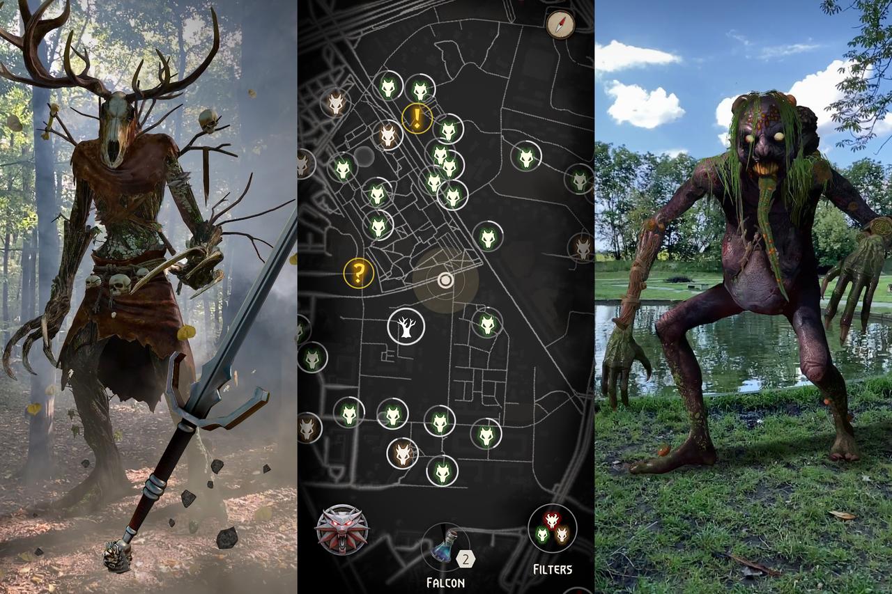 Игровой процесс The Witcher Monster Slayer