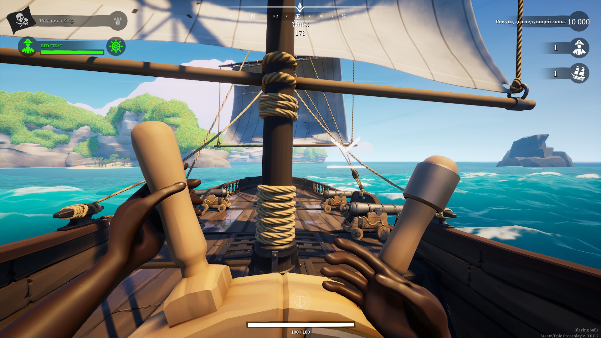 Скриншот игрового процесса Blazing Sails