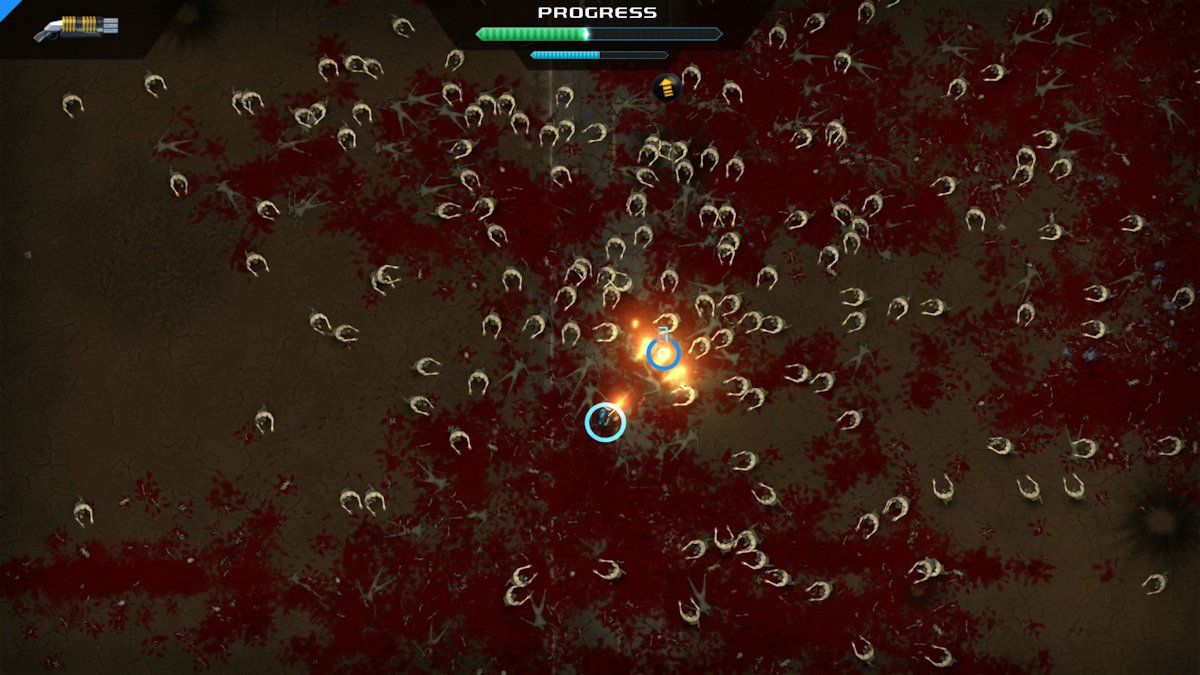 Crimsonland — скриншот игрового процесса
