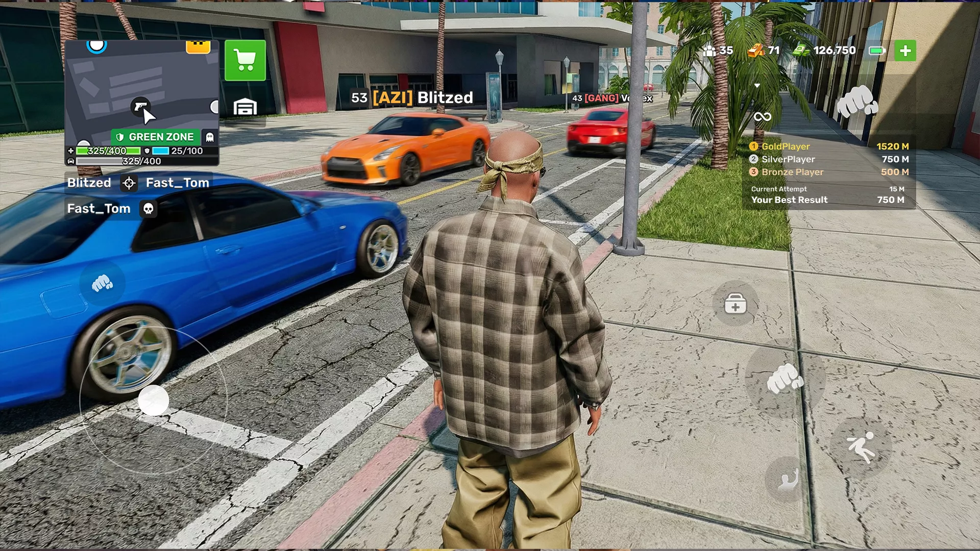Геймплей Vibe City — online RP