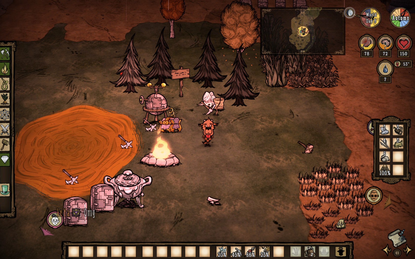 Игровой процесс Don't Starve Together