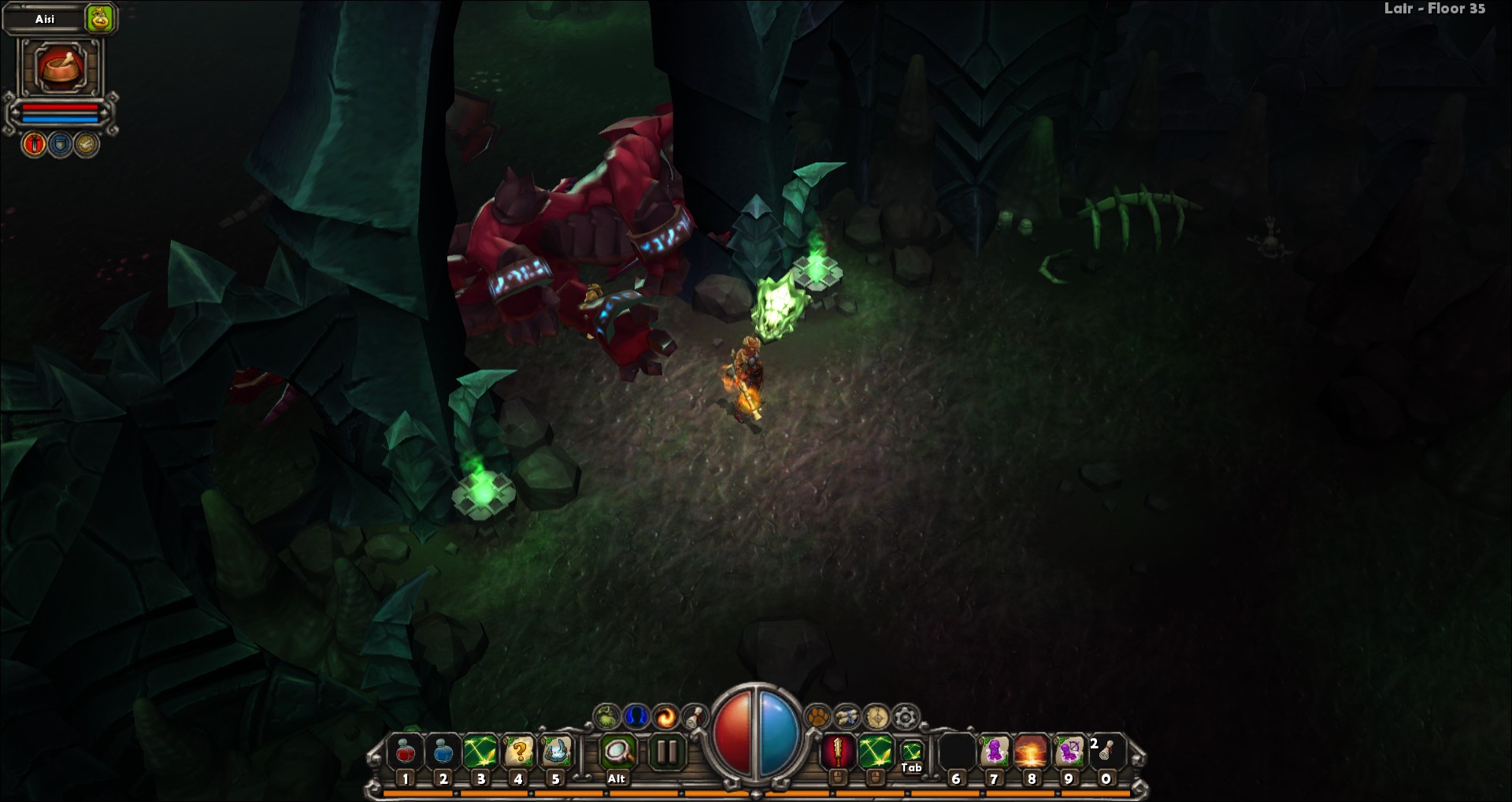 Исследование подземелья в Torchlight