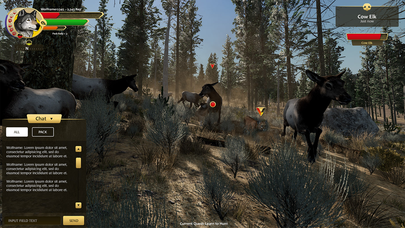 Игровой процесс WolfQuest: Anniversary Edition