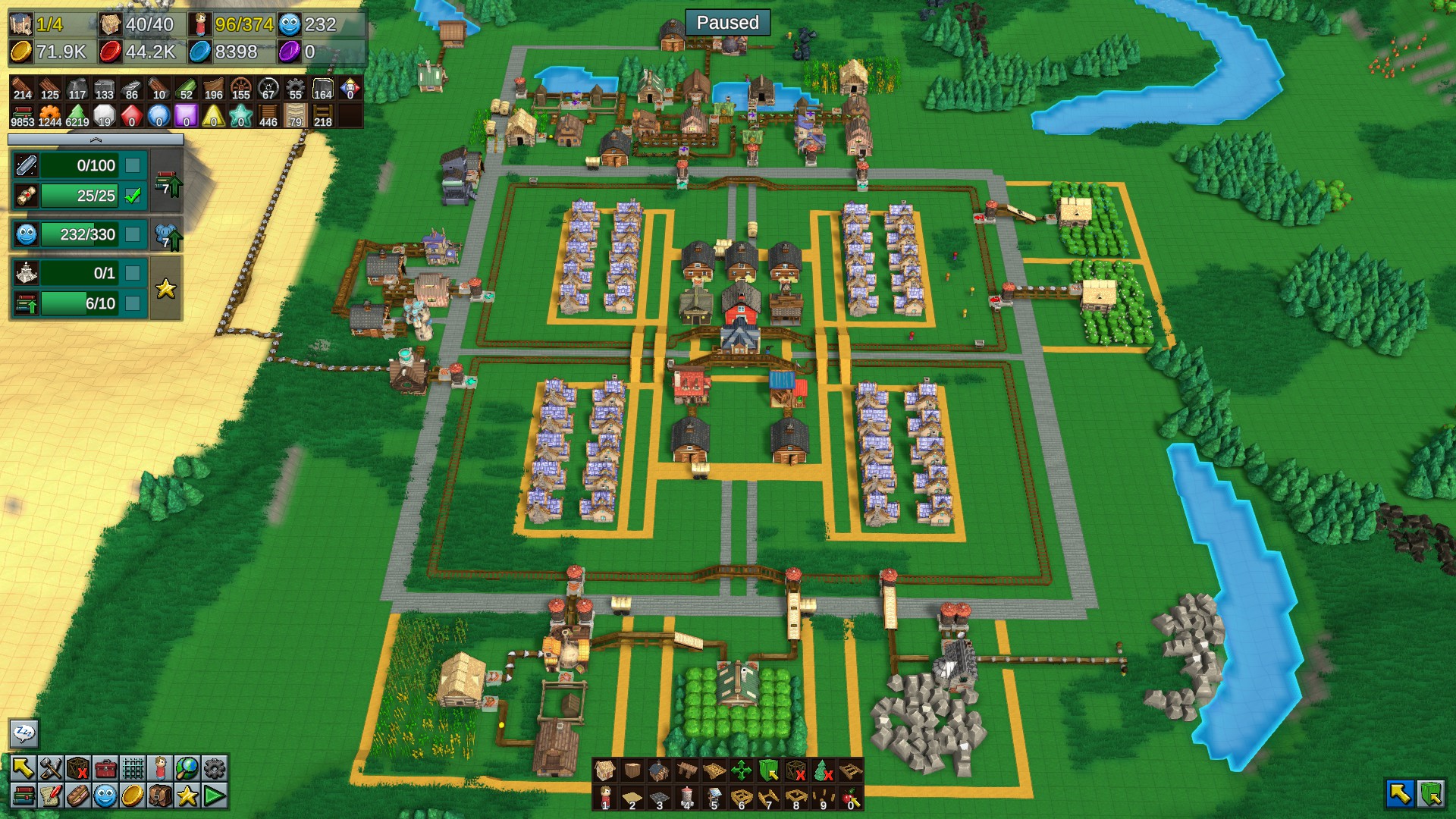 Скриншот игрового процесса Factory Town