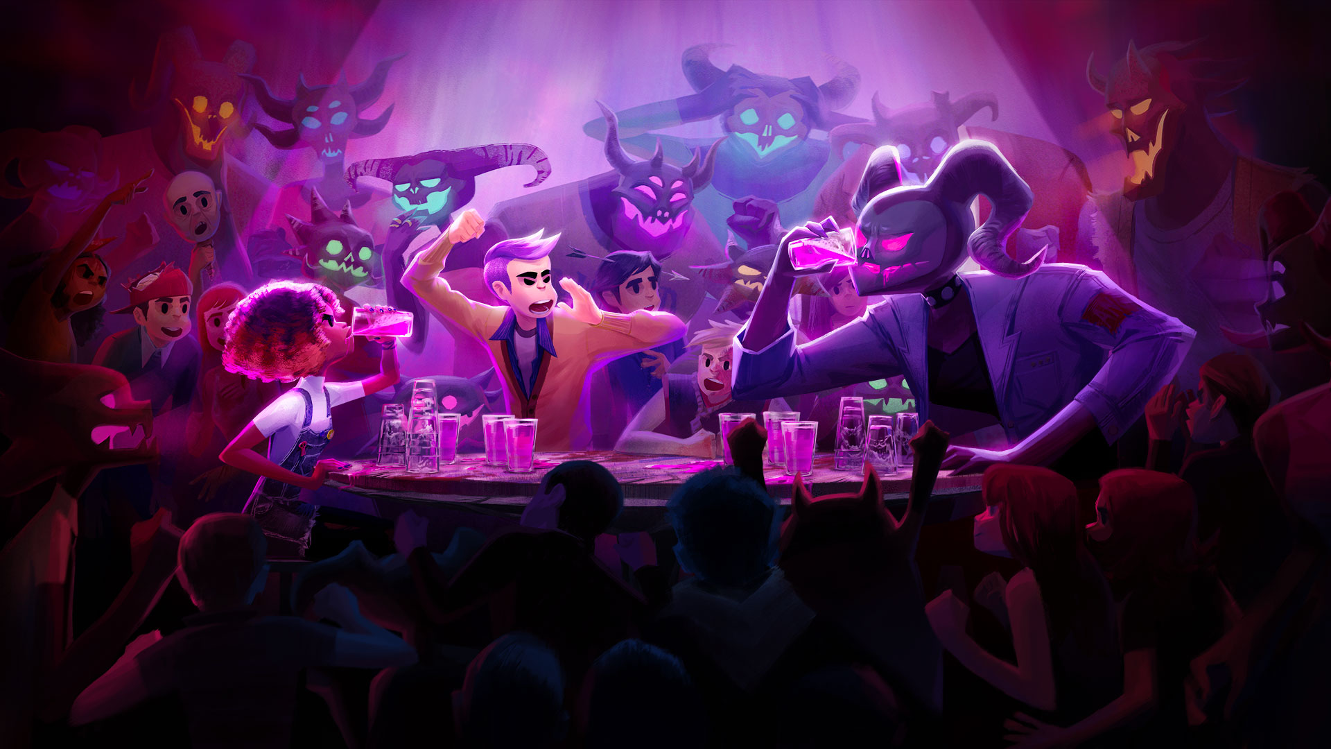 Майло и Лола исследуют ночной город в Afterparty