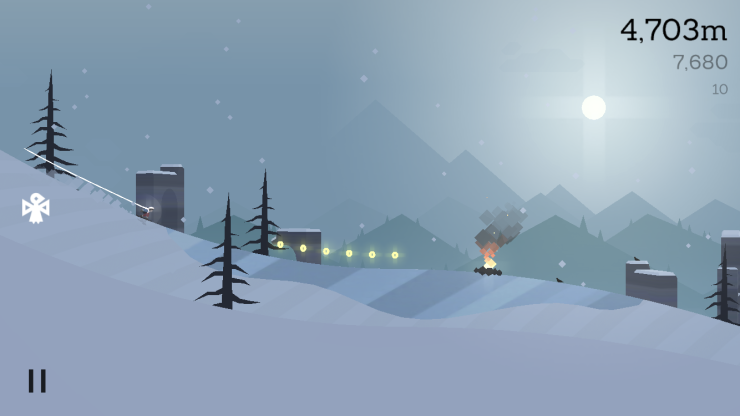 Игровой процесс Alto’s Adventure
