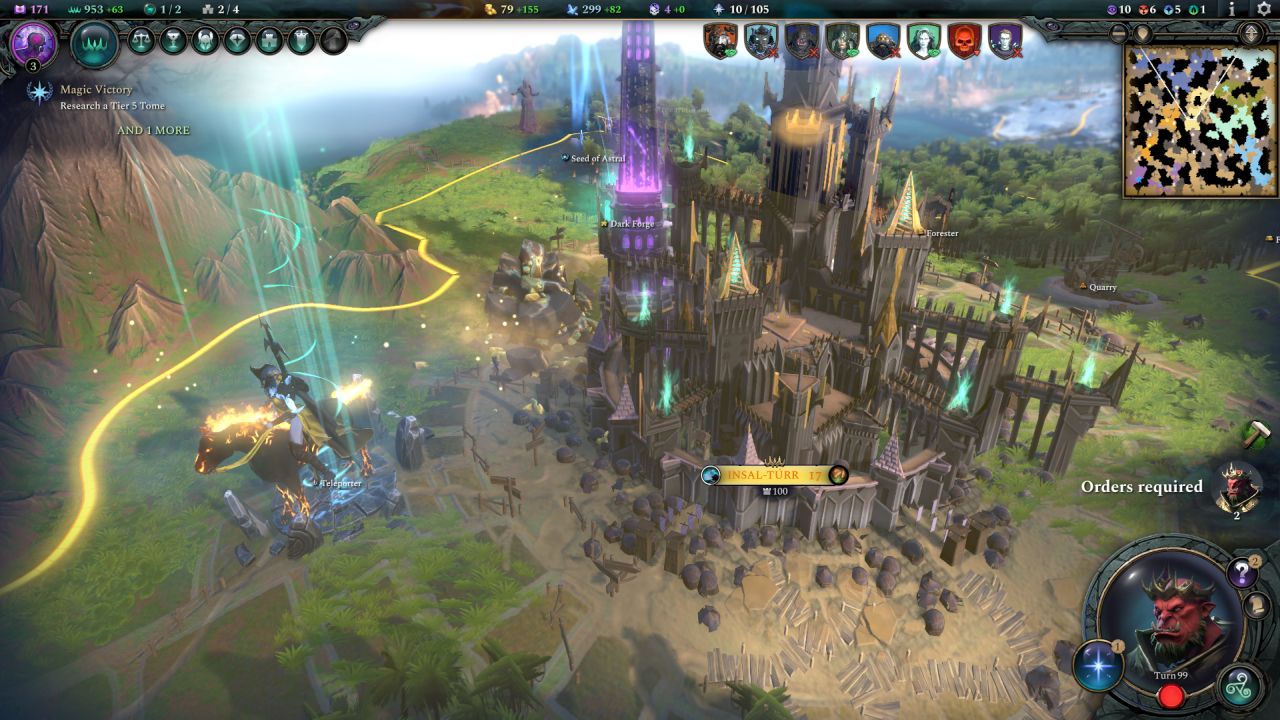 Игровой процесс Age of Wonders 4