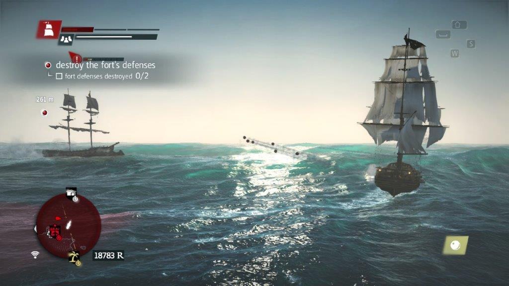 Игровой процесс Assassin’s Creed IV: Black Flag: морской бой в Карибском море