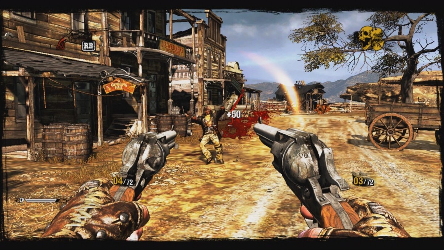 Перестрелка на улице в Call of Juarez: Gunslinger