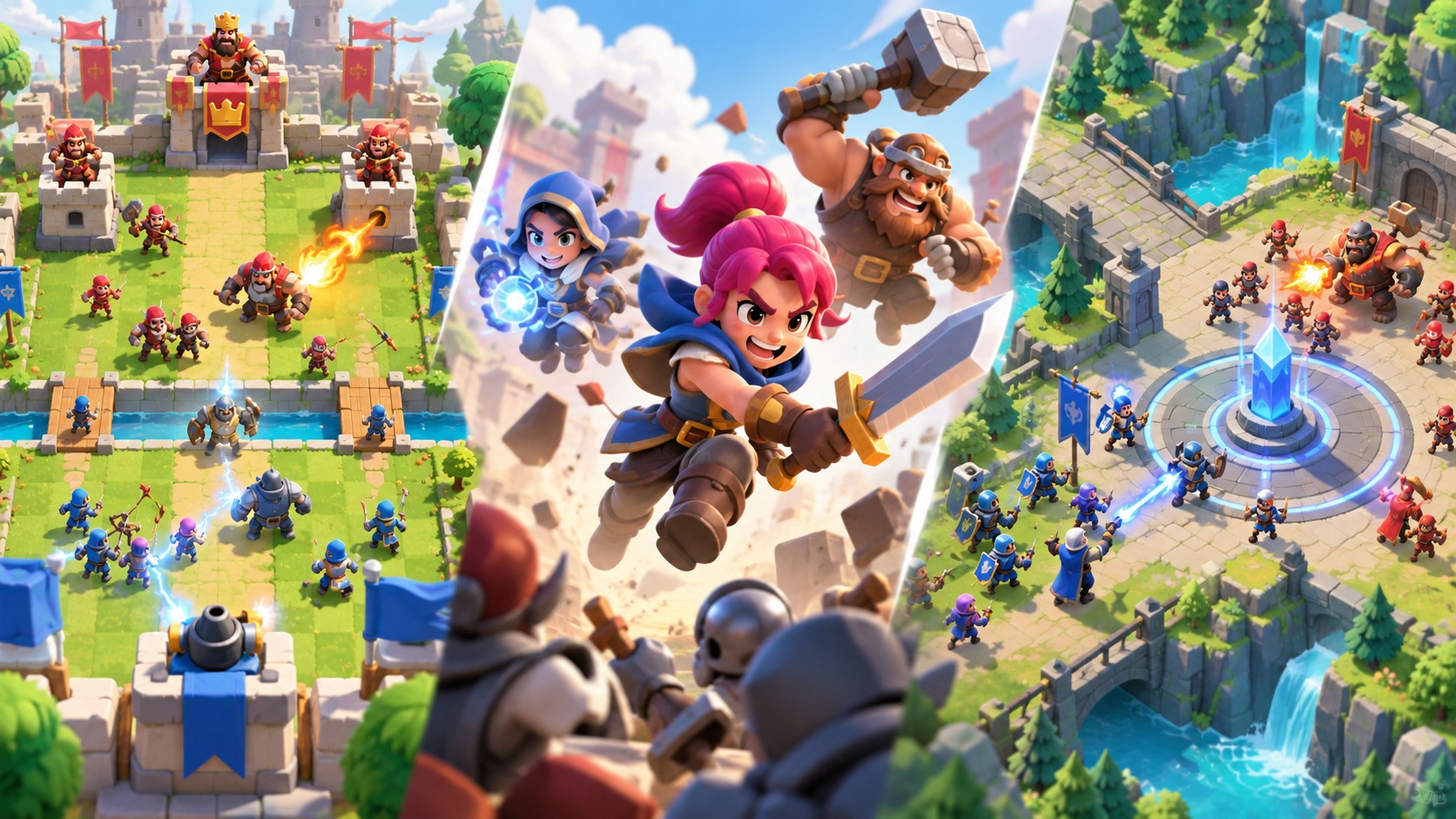 Игры, похожие на Clash Royale