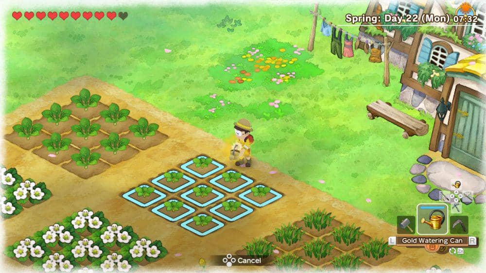 Игровой процесс Doraemon Story of Seasons Friends of the Great Kingdom