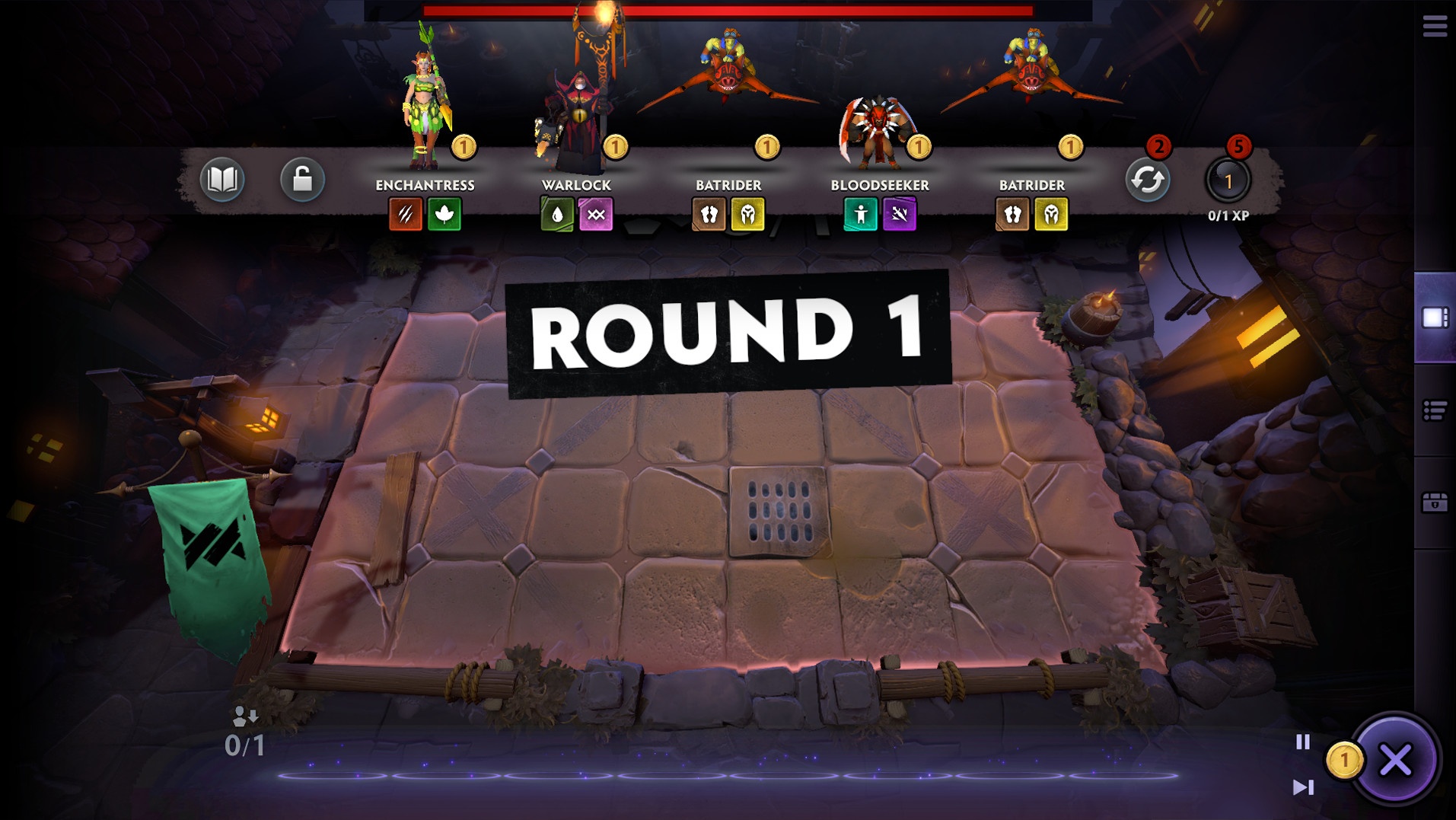 Геймплей Dota Underlords