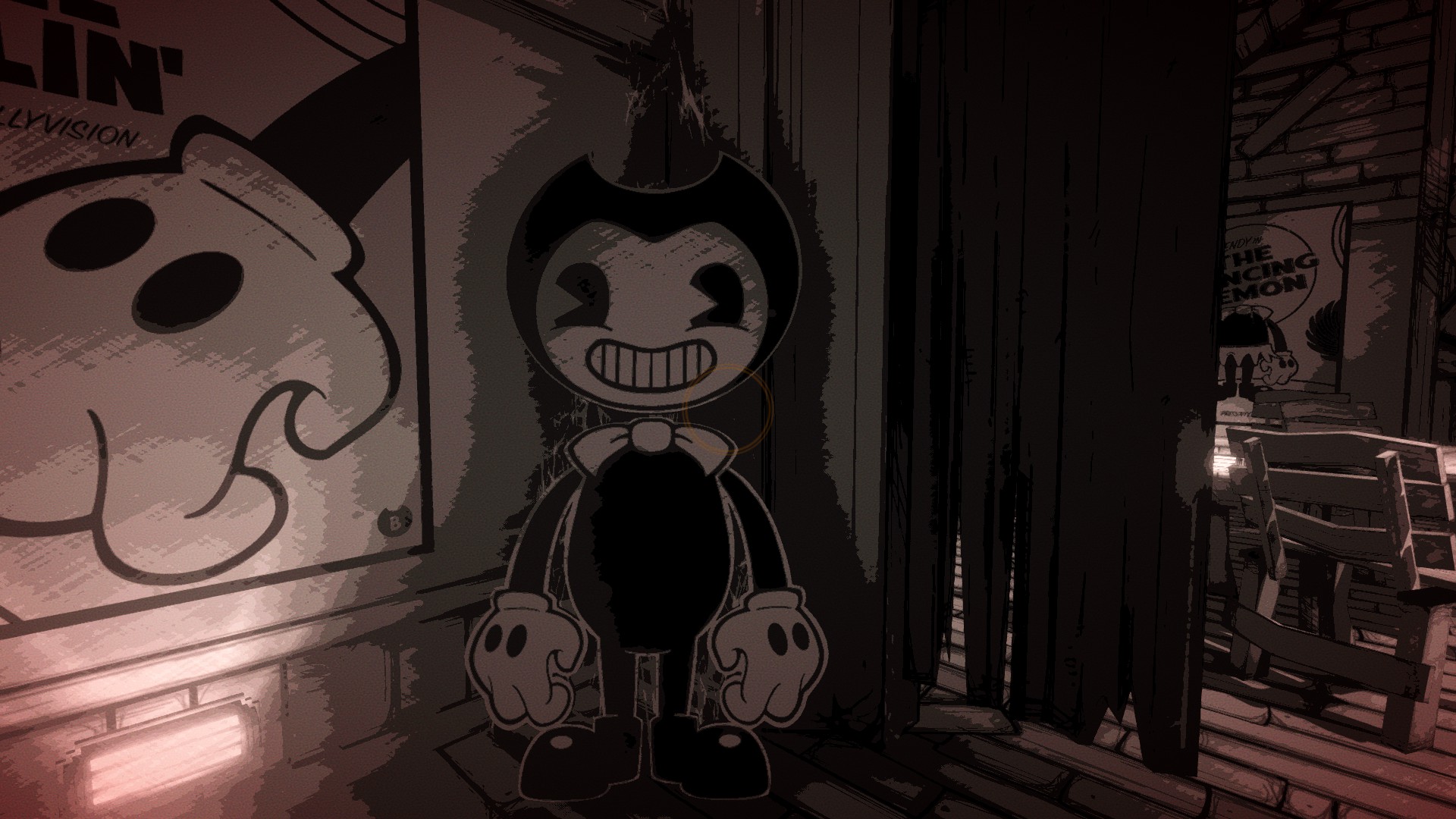 Игровой процесс Bendy and the Ink Machine