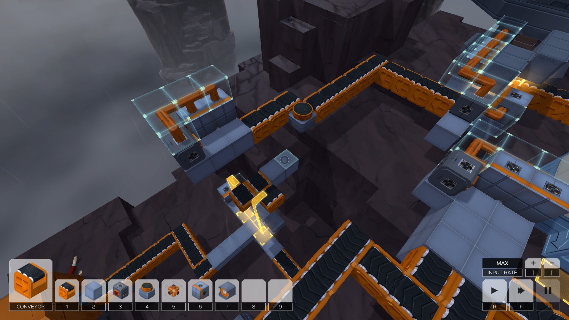 Скриншот игрового процесса Infinifactory