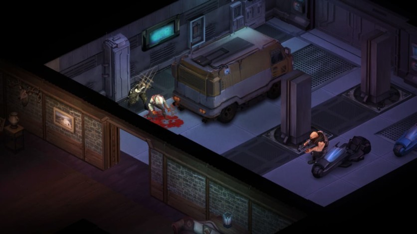 Тактический бой команды shadowrunners в Shadowrun: Dragonfall