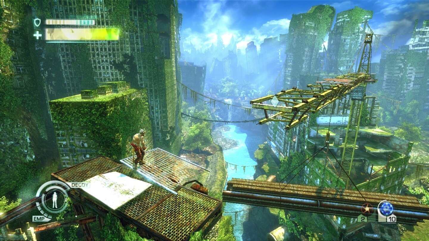 Скриншот игрового процесса Enslaved: Odyssey to the West