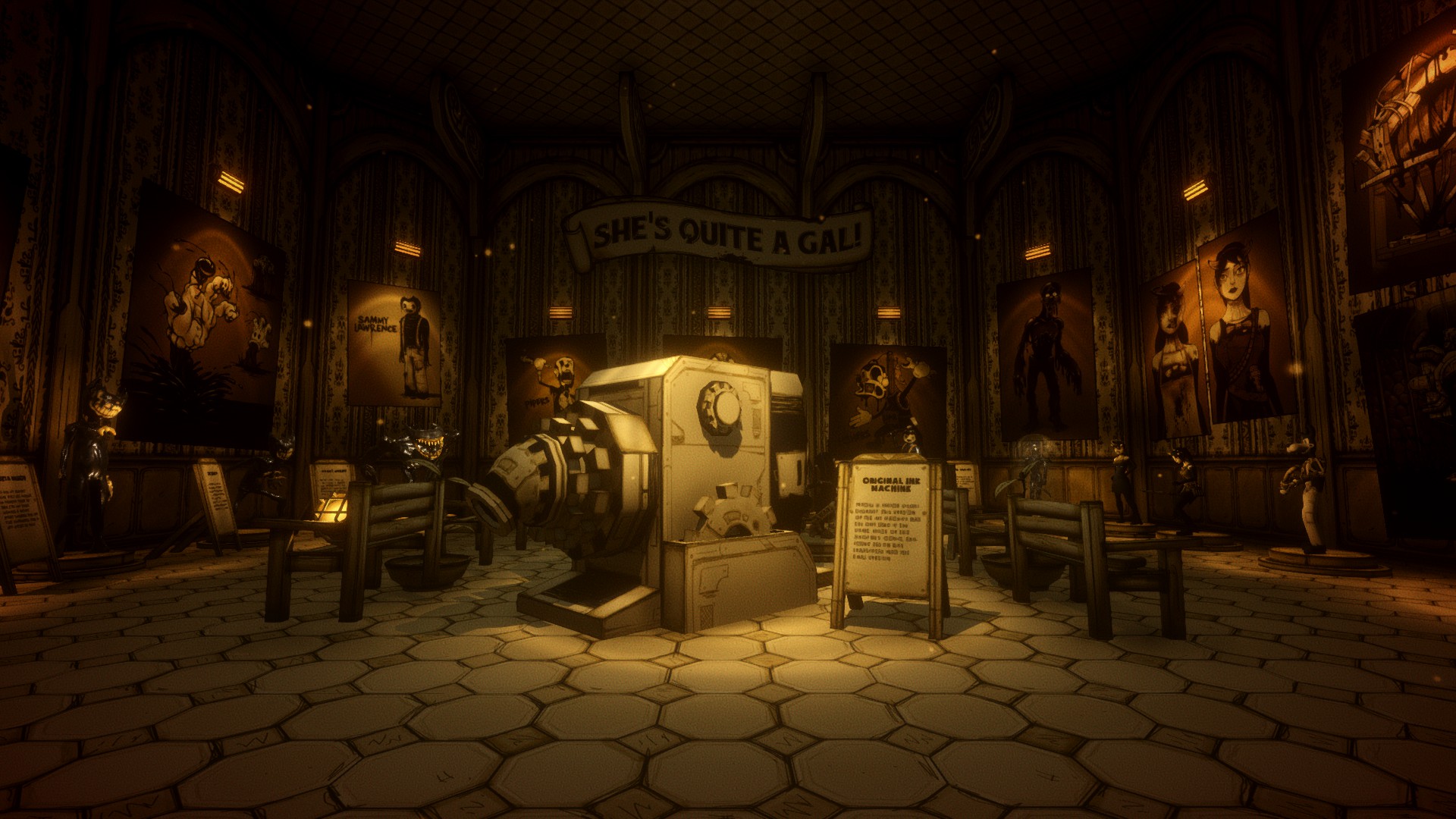 Геймплей Bendy and the Ink Machine