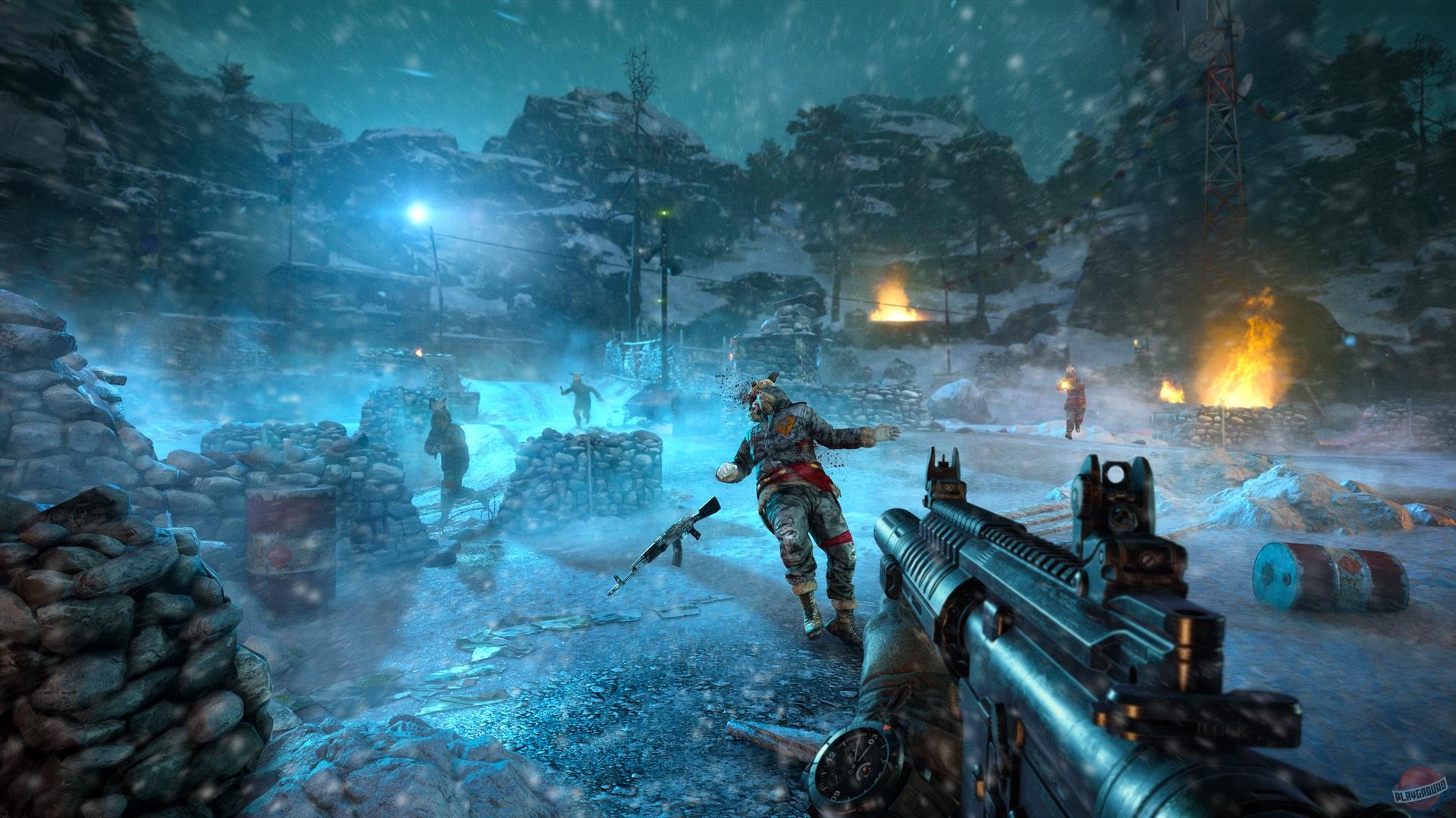 Игровой процесс Far Cry 4: перестрелка в горах Кират