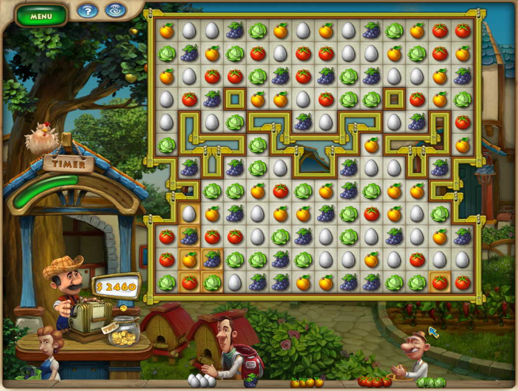 Скриншот игрового процесса Farmscapes