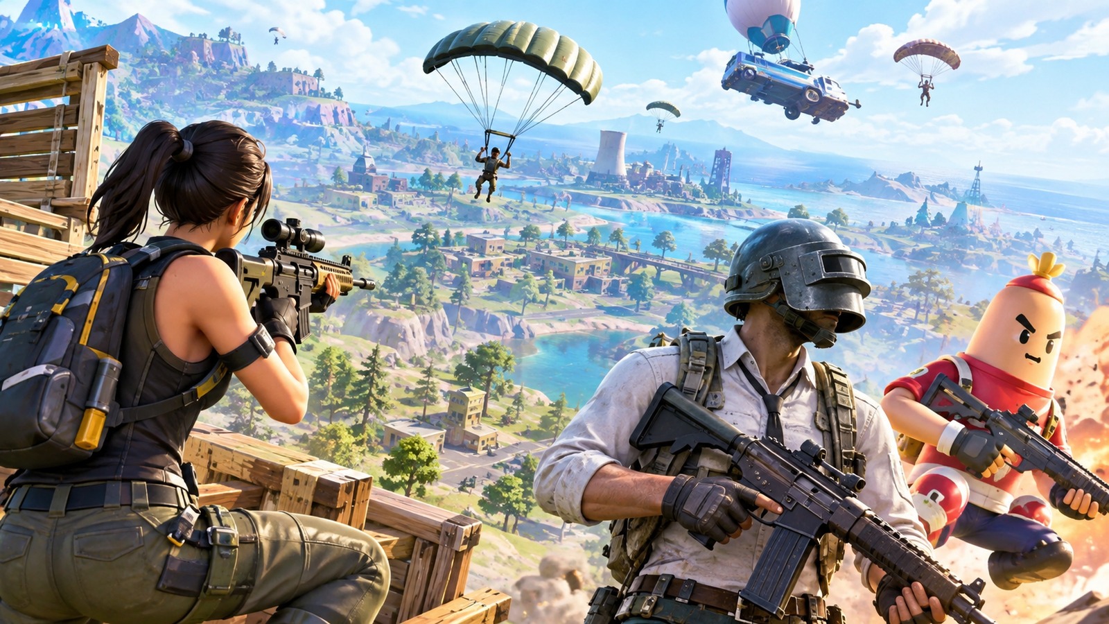 Игры, похожие на Fortnite на Android