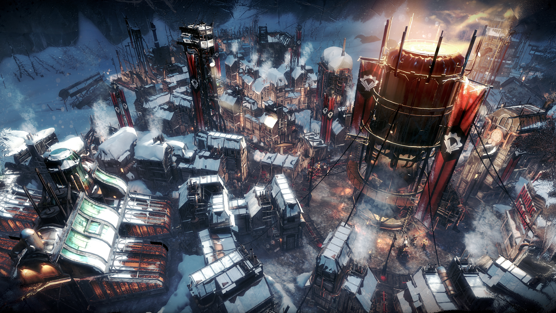 Скриншот игрового процесса Frostpunk