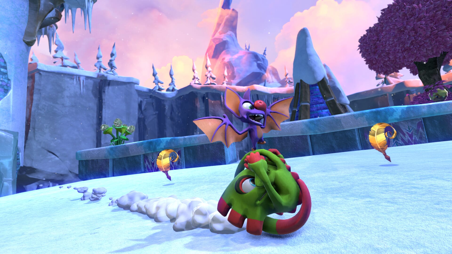 Скриншот игрового процесса Yooka-Laylee