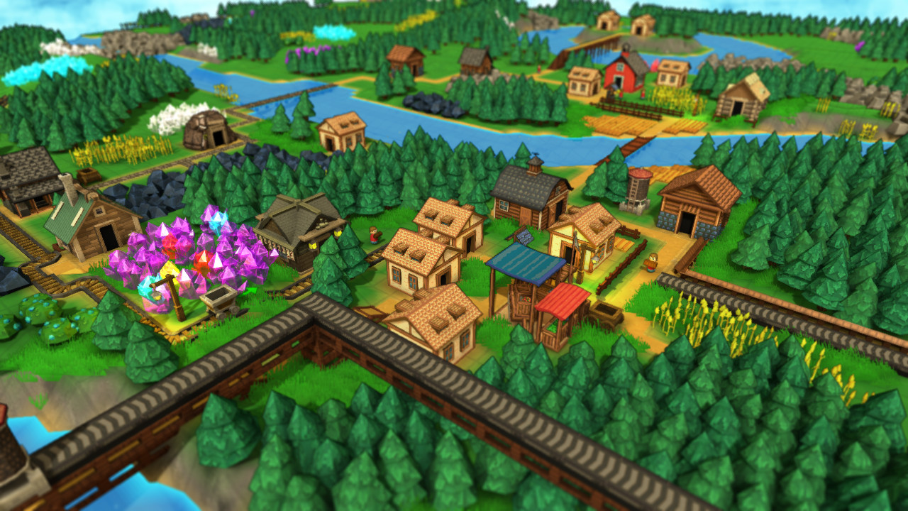 Скриншот игрового процесса Factory Town