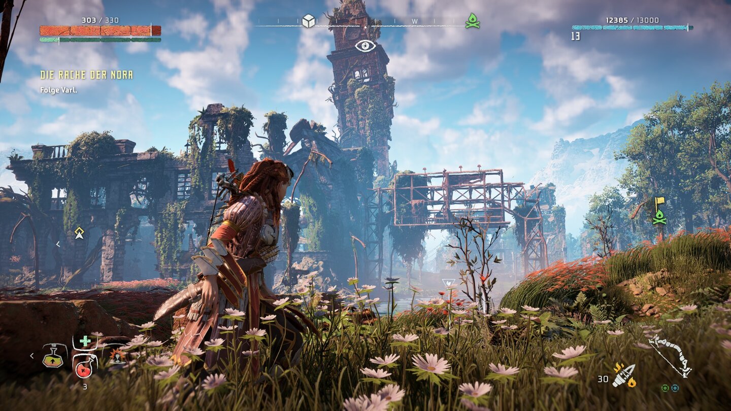 Скриншот игрового процесса Horizon Zero Dawn