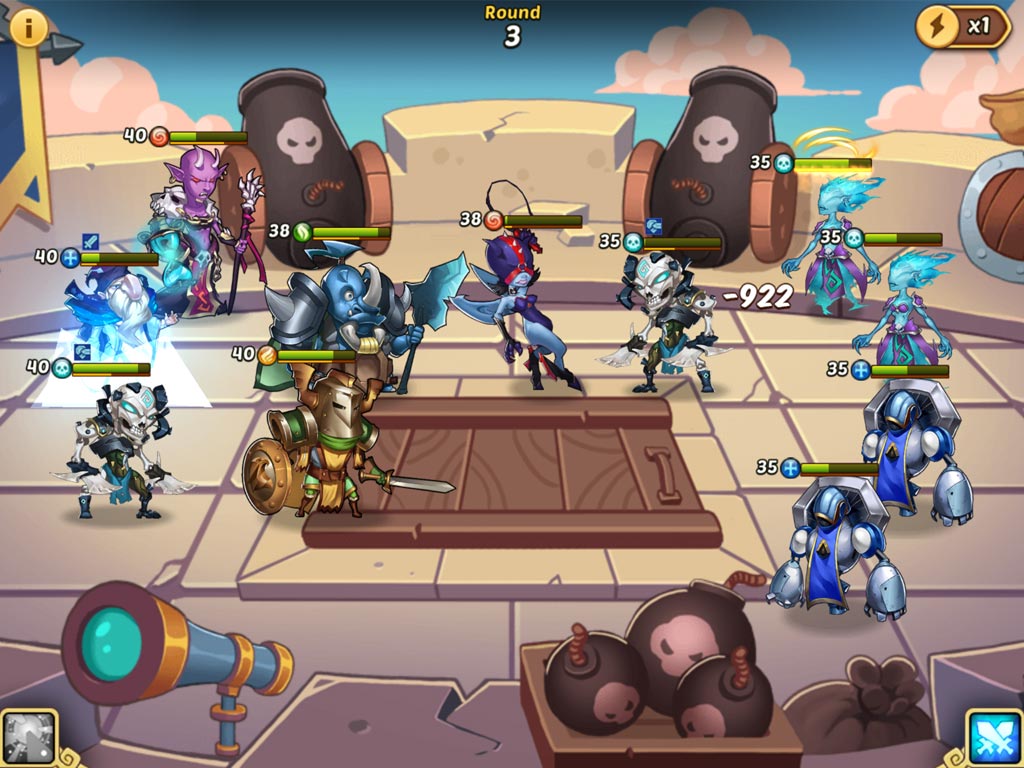 Геймплей Idle Heroes