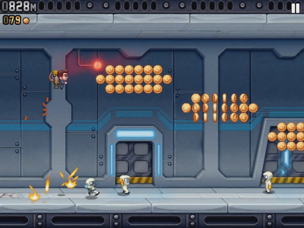 Игровой процесс Jetpack Joyride